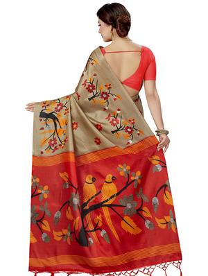 conversational printed saree - 16377911 - Standard Image - 2