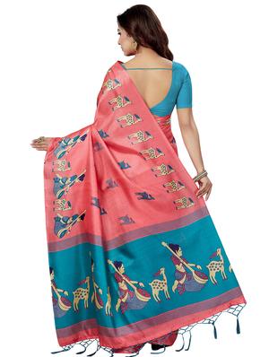 conversational printed saree - 16377912 - Standard Image - 2