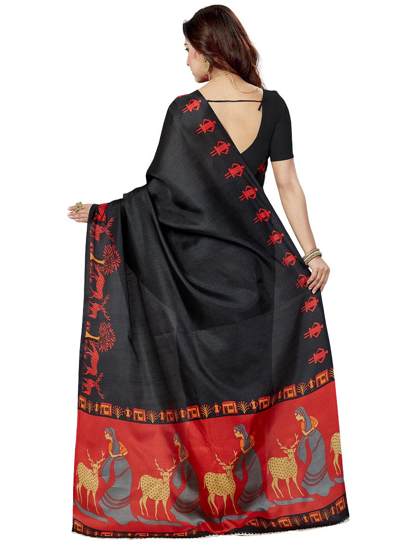 conversational printed saree - 16377913 - Zoom Image - 2