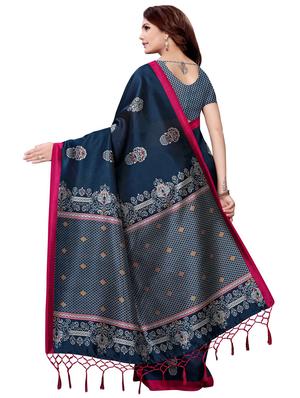 conversational mysore silk saree with blouse - 16378222 - Standard Image - 2