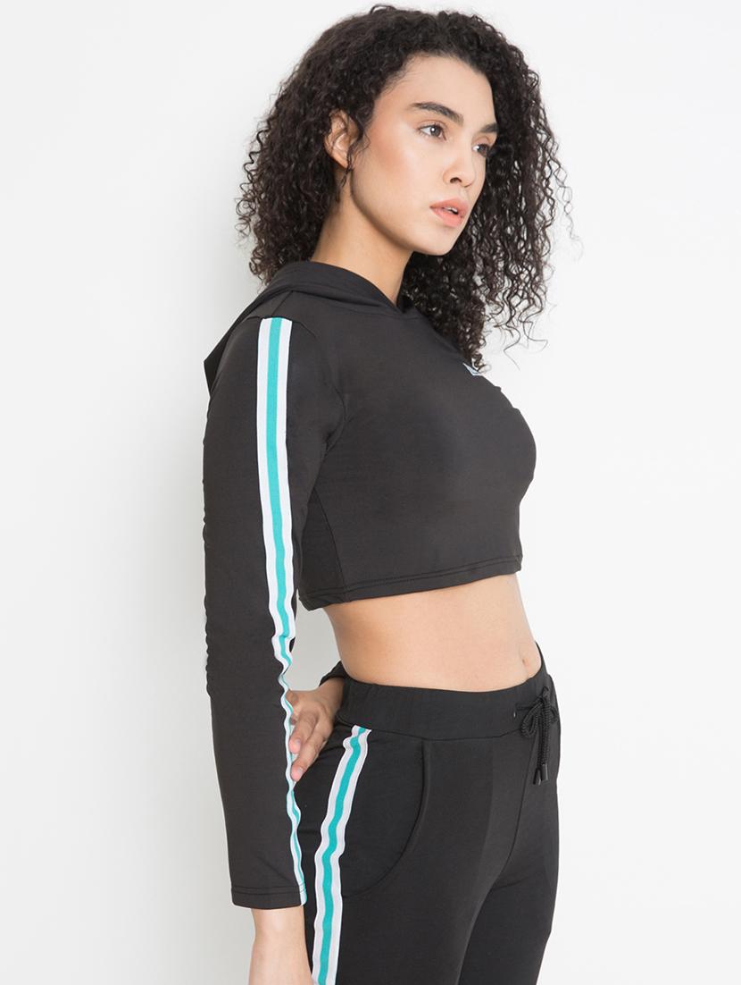 side taped solid tee - 16378741 - Zoom Image - 2