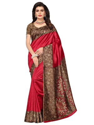 multi colored silk combos saree with blouse - 16380587 - Standard Image - 2