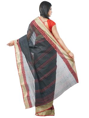 zari border tant saree - 16380813 - Standard Image - 2
