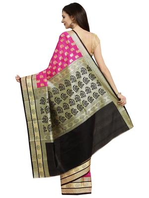 paisley woven saree with blouse - 16380864 - Standard Image - 2