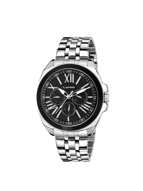 Lamkei LAM-1081 Round dial analog watch - 16381646 - Standard Image - 1