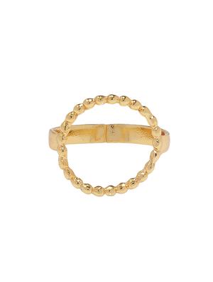 gold brass finger ring - 16383050 - Standard Image - 2