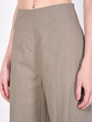 high rise slit detail trouser - 16383609 - Standard Image - 5