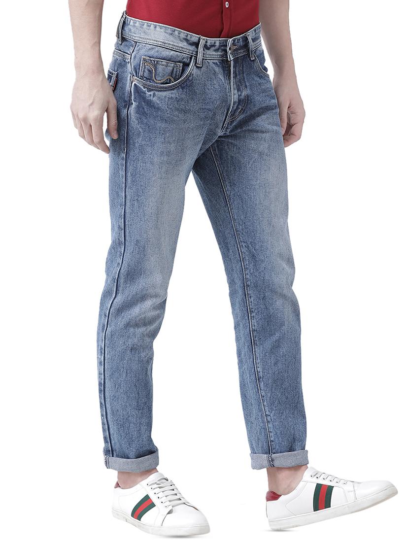 light blue light washed denim jeans - 16383821 - Zoom Image - 2
