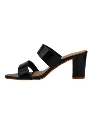 black slip on sandals - 16385518 - Standard Image - 2