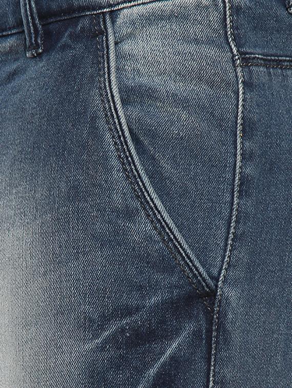blue heavy washed jeans - 16386193 - Zoom Image - 5