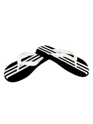 black rubber toe separator flip flops - 16386278 - Standard Image - 2