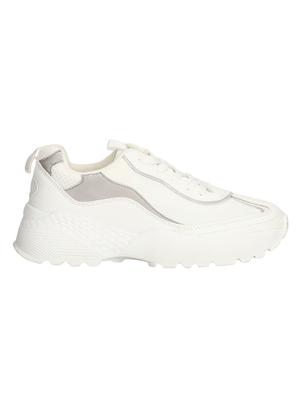 white lace-up sports shoes - 16386422 - Standard Image - 2