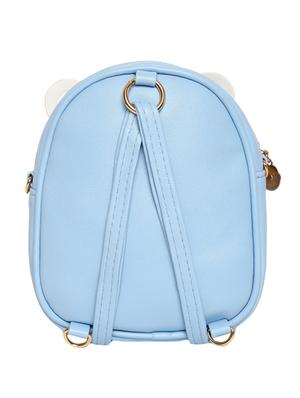 blue leatherette (pu) fashion backpack - 16386713 - Standard Image - 2