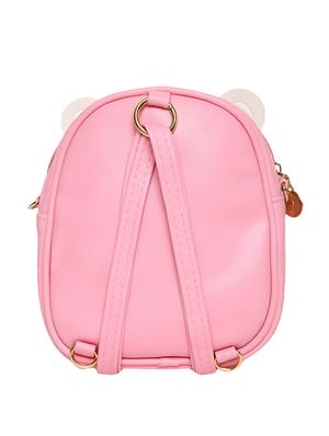 pink leatherette (pu) fashion backpack - 16386714 - Standard Image - 2