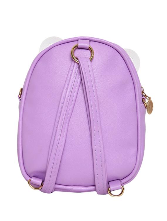 purple leatherette (pu) fashion backpack - 16386715 - Zoom Image - 2