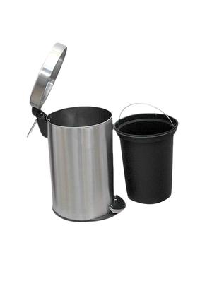 brine stainless steel paddle dustbin with bucket inside - 7 ltr - 16388273 - Standard Image - 2