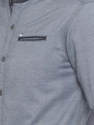 blue cotton casual shirt - 16388623 - Standard Image - 5
