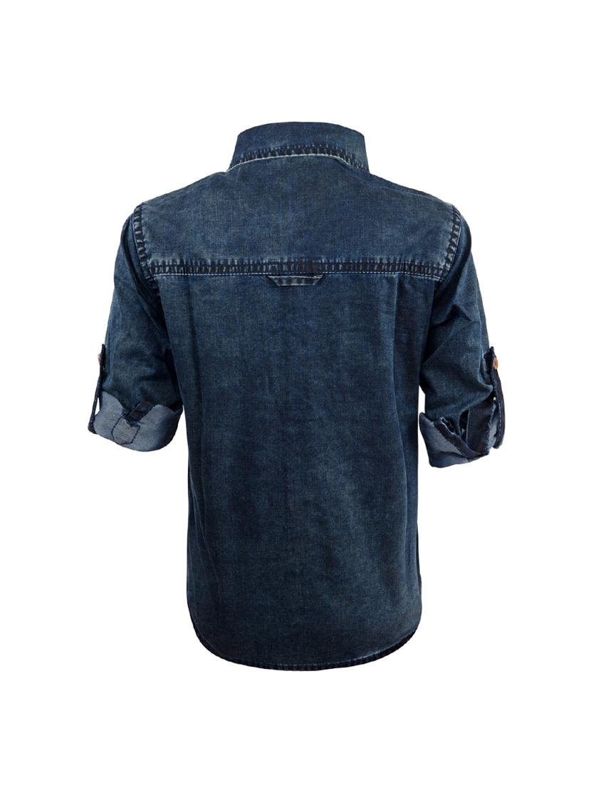 curve hem pocket patched shirt - 16388781 - Zoom Image - 2