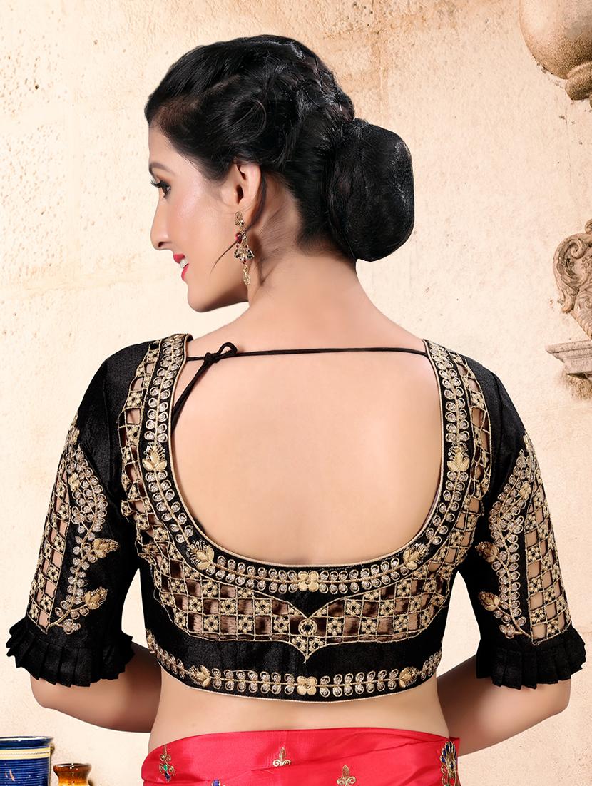 Gold embroidered blouse - 16389021 - Zoom Image - 2