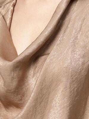 cowl neck flute sleeved top - 16389702 - Standard Image - 5