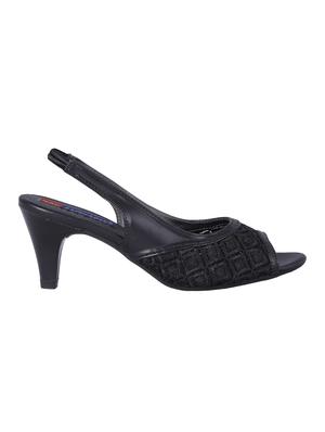 black back strap sandals - 16390764 - Standard Image - 2