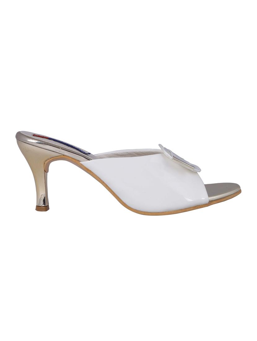 white slip on sandals - 16390779 - Zoom Image - 2