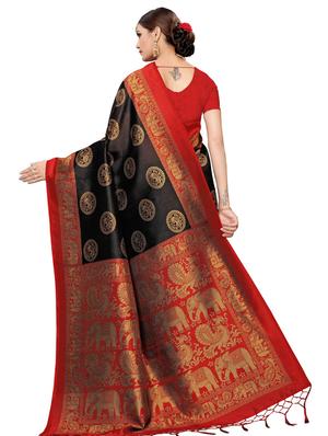 kalamkari printed saree with blouse - 16390868 - Standard Image - 2