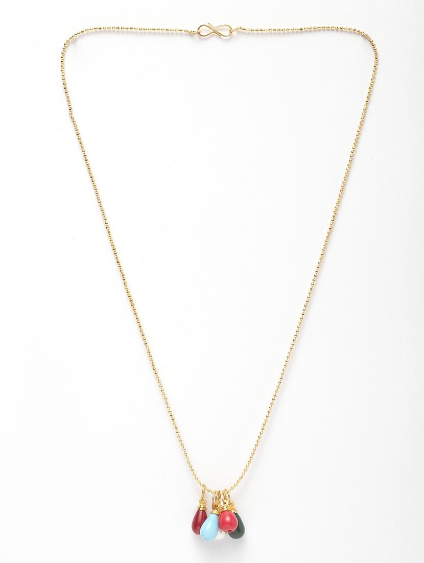 multi colored chain necklace - 16391728 - Zoom Image - 2