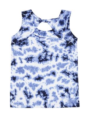 cut out detail tie dyed tank top - 16391976 - Standard Image - 2