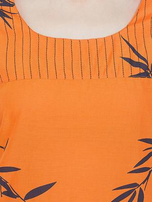 printed straight kurti - 16392542 - Standard Image - 5