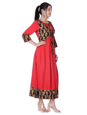solid a-line gown with jacket - 16394753 - Standard Image - 2