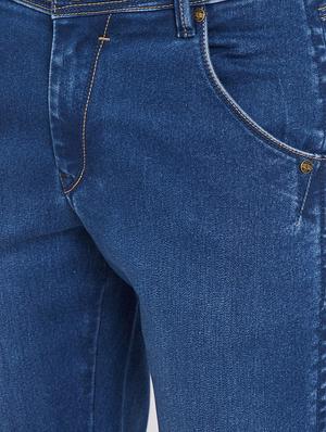blue light washed denim jeans - 16396817 - Standard Image - 5