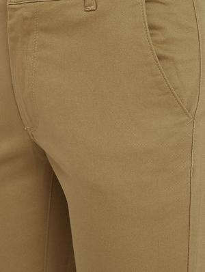 brown solid chinos - 16396834 - Standard Image - 5