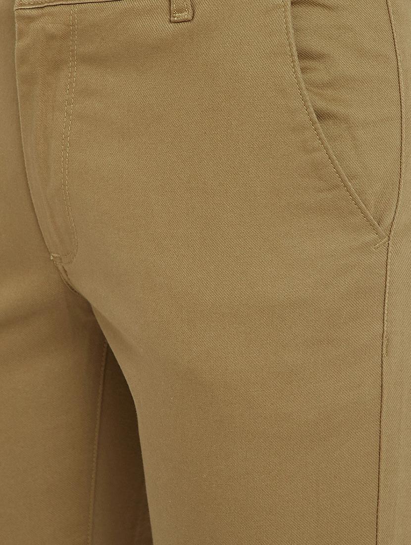 brown solid chinos - 16396834 - Zoom Image - 5
