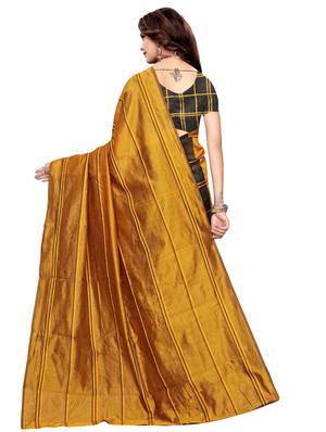 checkered printed half & half saree with blouse - 16399310 - Standard Image - 2
