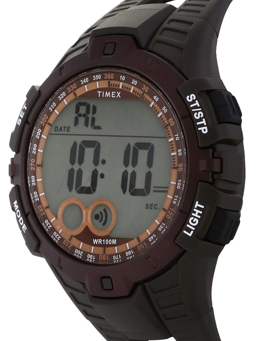 timex sports digital brown dial men's watch -twesk1104t - 16399827 - Zoom Image - 2