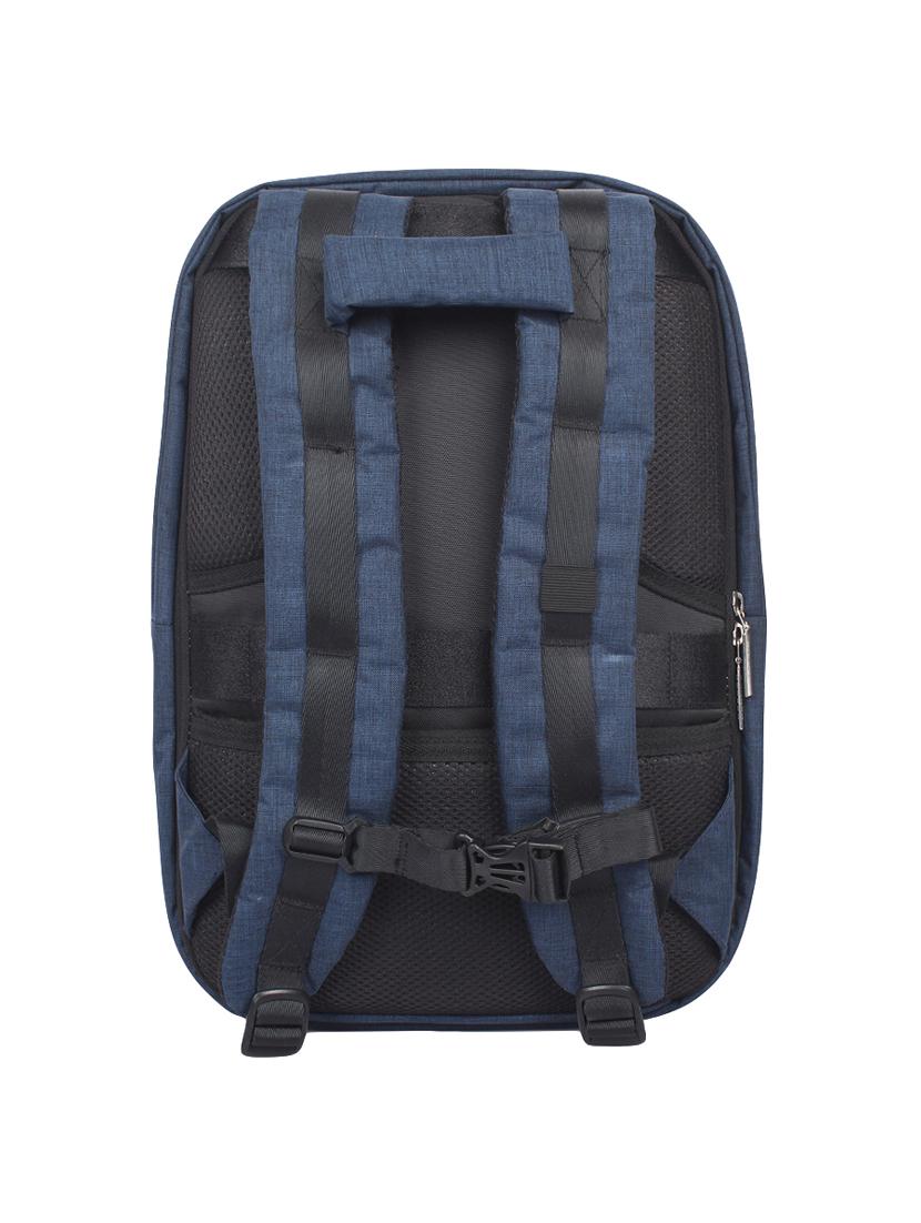 navy nylon backpack - 16399830 - Zoom Image - 2