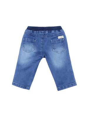 blue denim washed three-fourth - 16400436 - Standard Image - 2