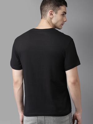 black solid t-shirt - 16401373 - Standard Image - 2