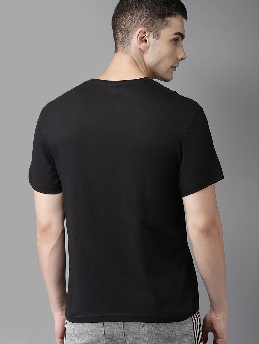 black solid t-shirt - 16401373 - Zoom Image - 2