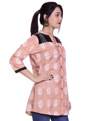 printed straight kurti - 16401713 - Standard Image - 2