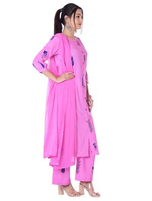 printed straight kurta - 16401718 - Standard Image - 2