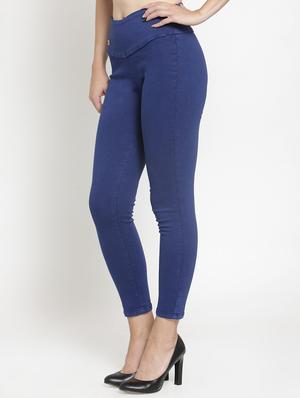 high rise solid jeggings - 16403036 - Standard Image - 2