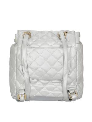 white leatherette (pu) regular backpack - 16403061 - Standard Image - 2