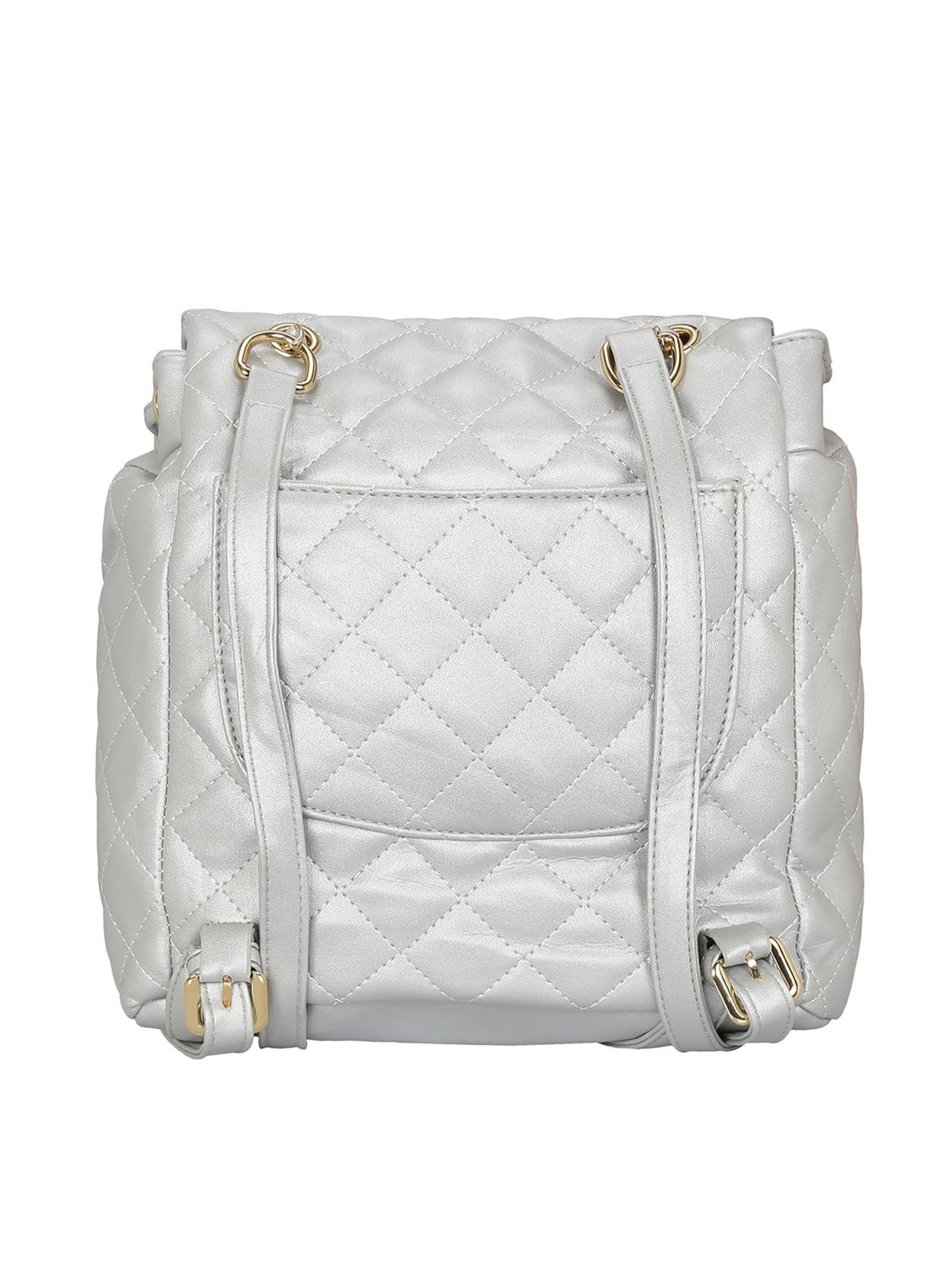 white leatherette (pu) regular backpack - 16403061 - Zoom Image - 2