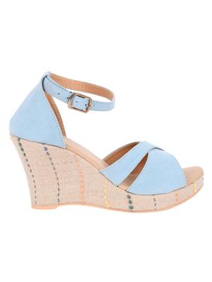 blue ankle strap wedges - 16404203 - Standard Image - 2