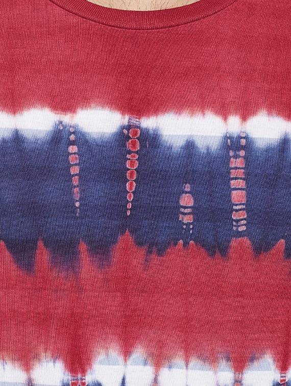 maroon cotton tshirt - 16405823 - Zoom Image - 5