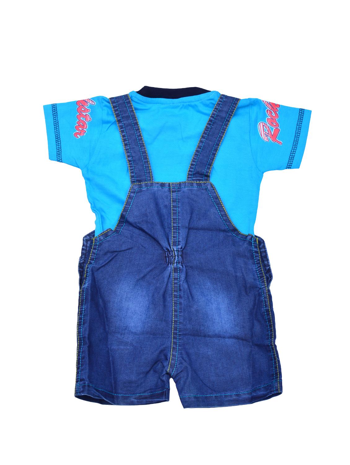 blue cotton dungree set - 16407316 - Zoom Image - 2