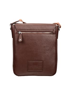 brown leather regular messengerbag - 16407492 - Standard Image - 2