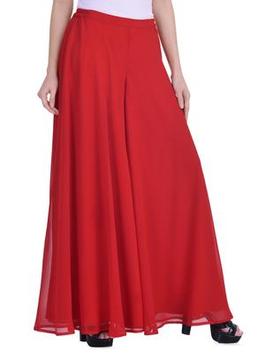 flared solid palazzo - 16407671 - Standard Image - 2